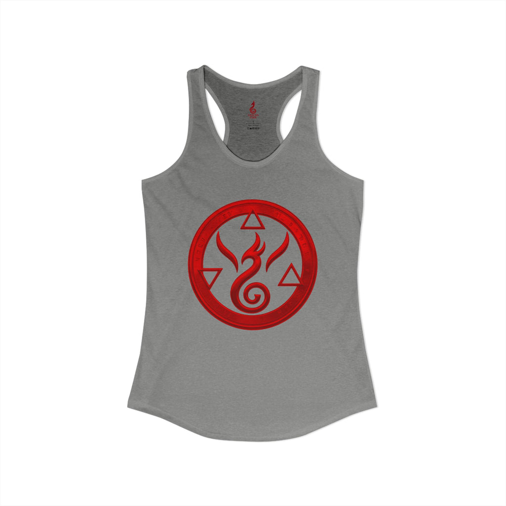 Genesis Code Tank Top (WOMEN'S) - Red Origin Seal Graphic