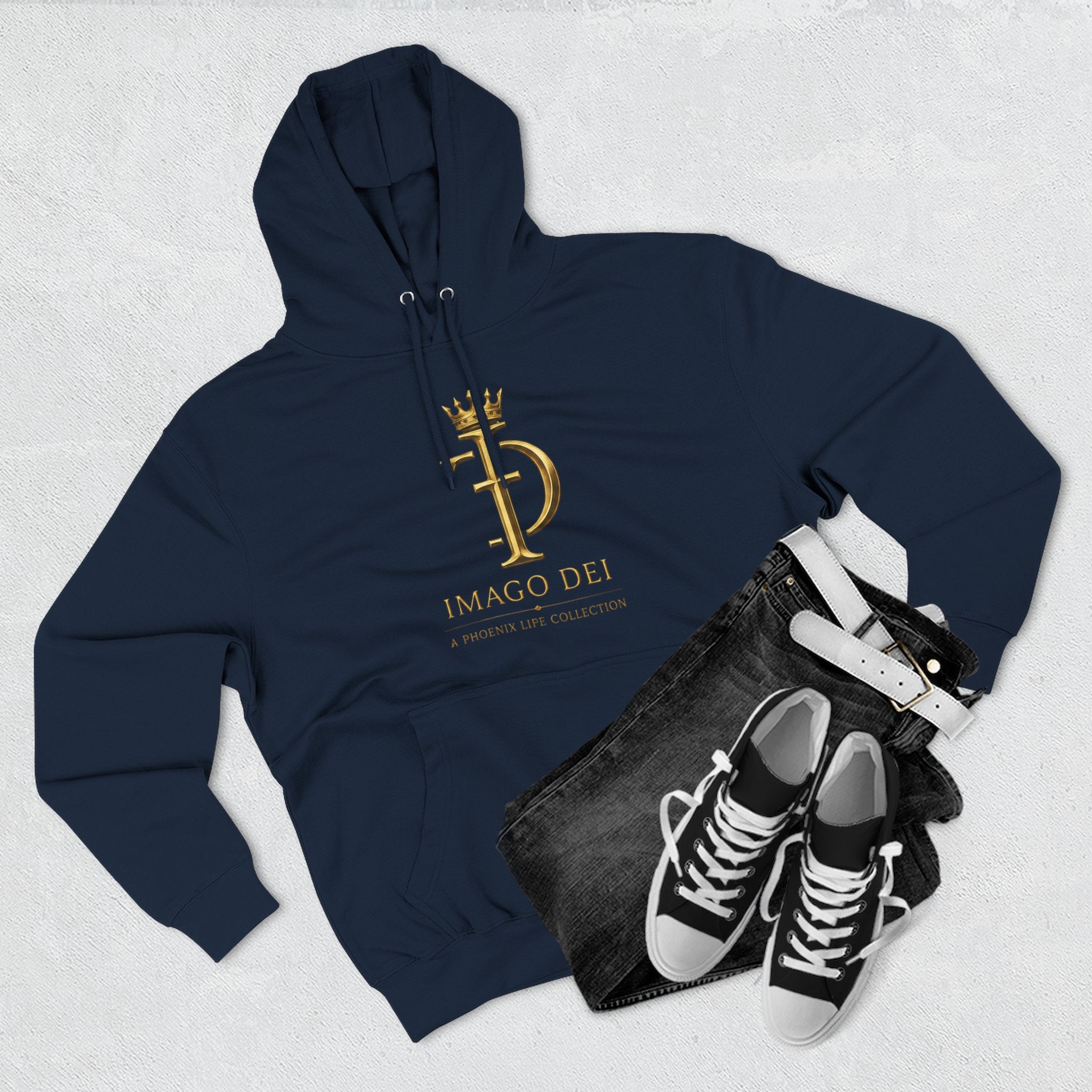 Imago Dei Hoodie – "Created With Purpose" Christian Pullover (Genesis 1:27)