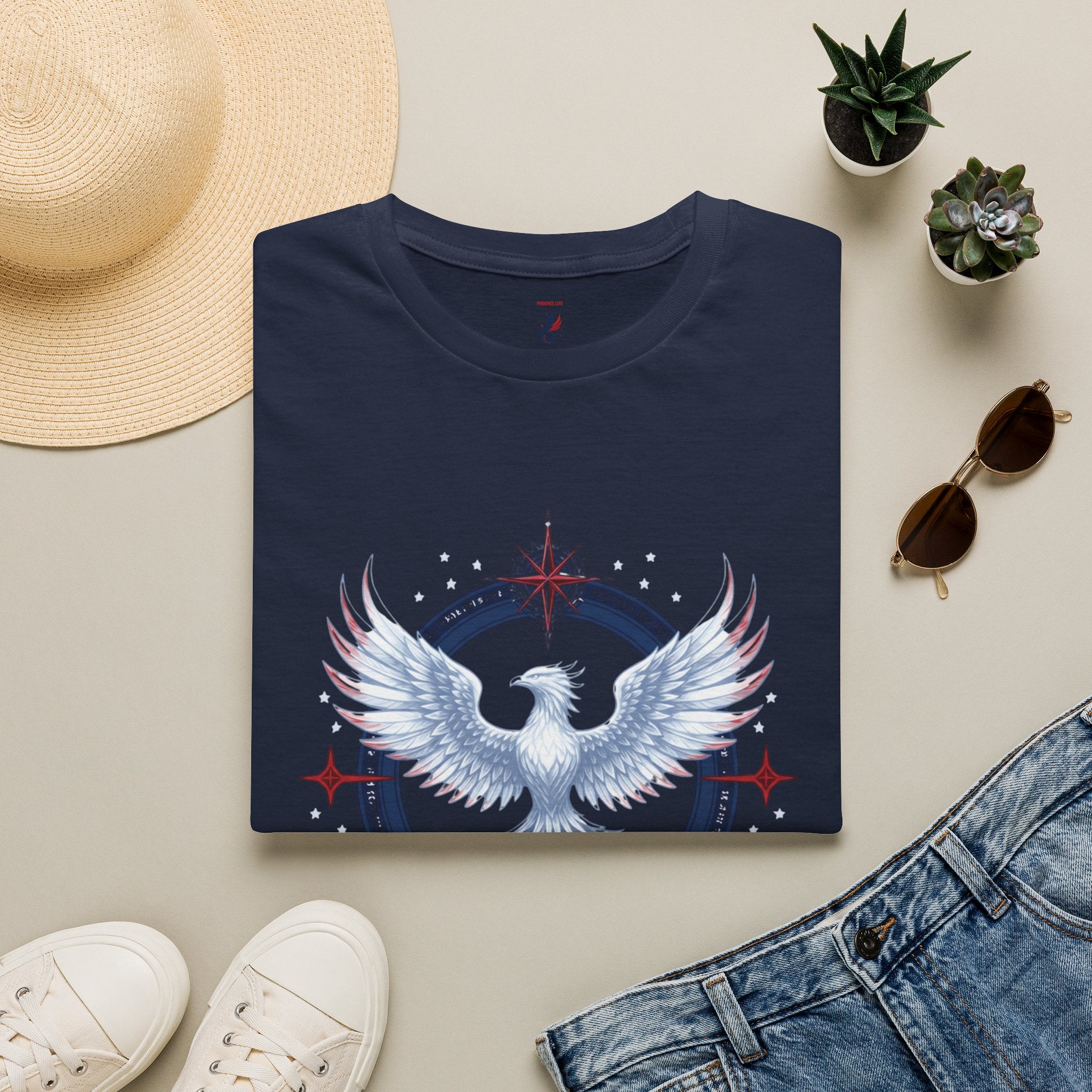 Phoenix Life Freedom T-Shirt — Rising Phoenix Graphic Tee