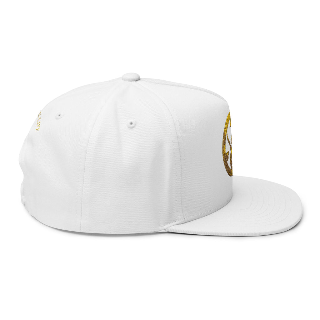 Embroidered Genesis Code Gold Origin Flat Bill Cap