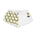 Genesis Code "HIVE" Print Women's Relaxed Shorts — Honeycomb Pattern Lounge & Activewear