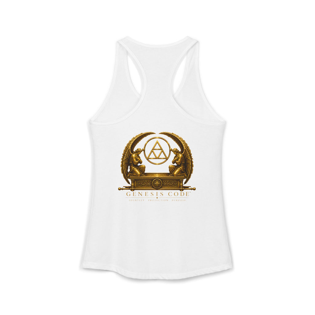 Genesis Code HALO™ Racerback Tank – Black & Gold Edition