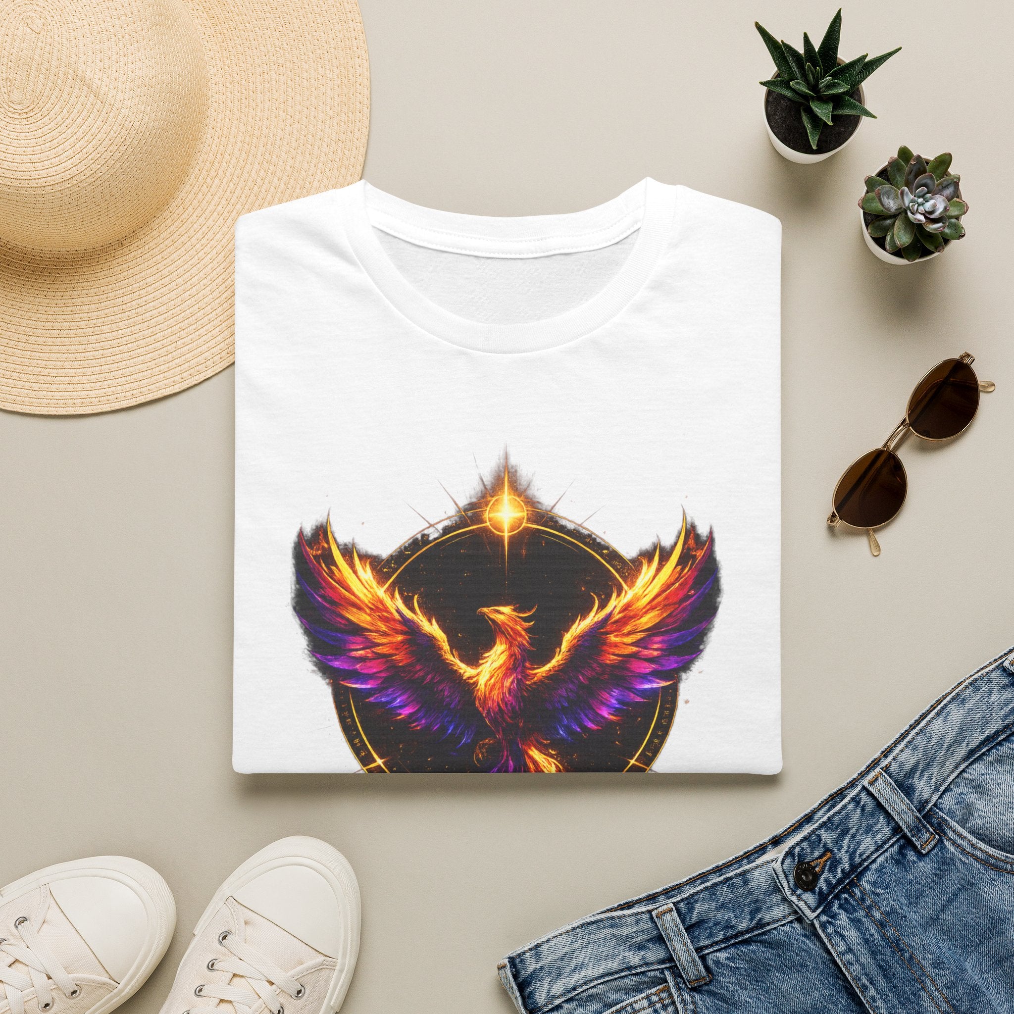 "Phoenix Life — Rise Graphic Tee | White"