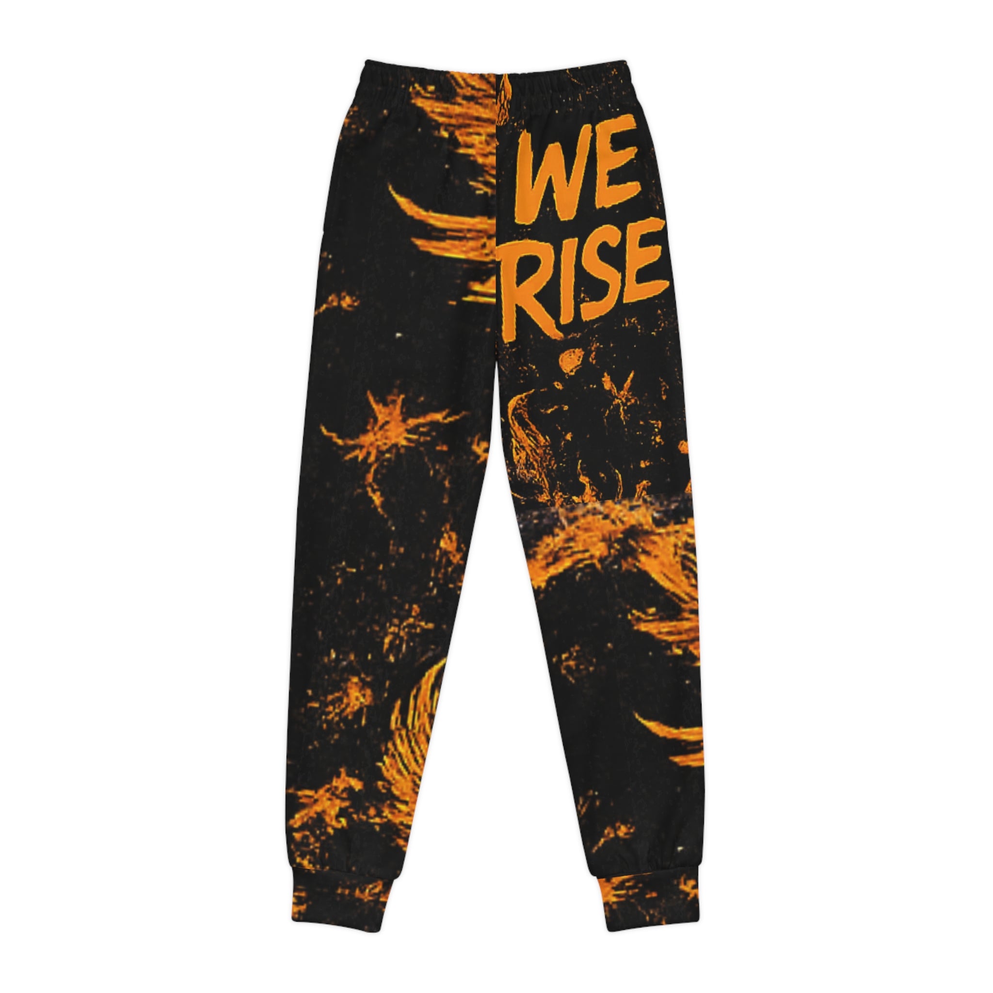 "We Rise" Phoenix Graphic - All-Over Print Youth Joggers