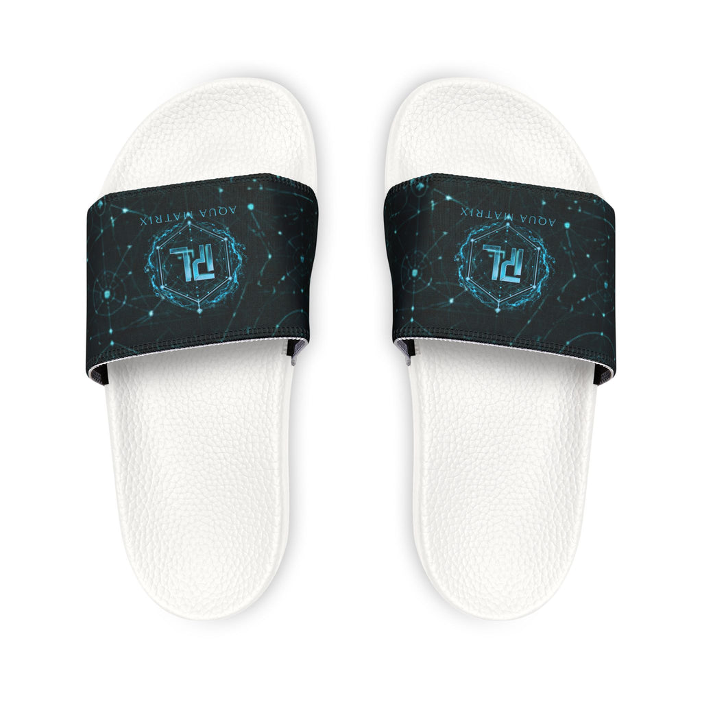Phoenix Life "Aqua Matrix" Slides- Black or White soles