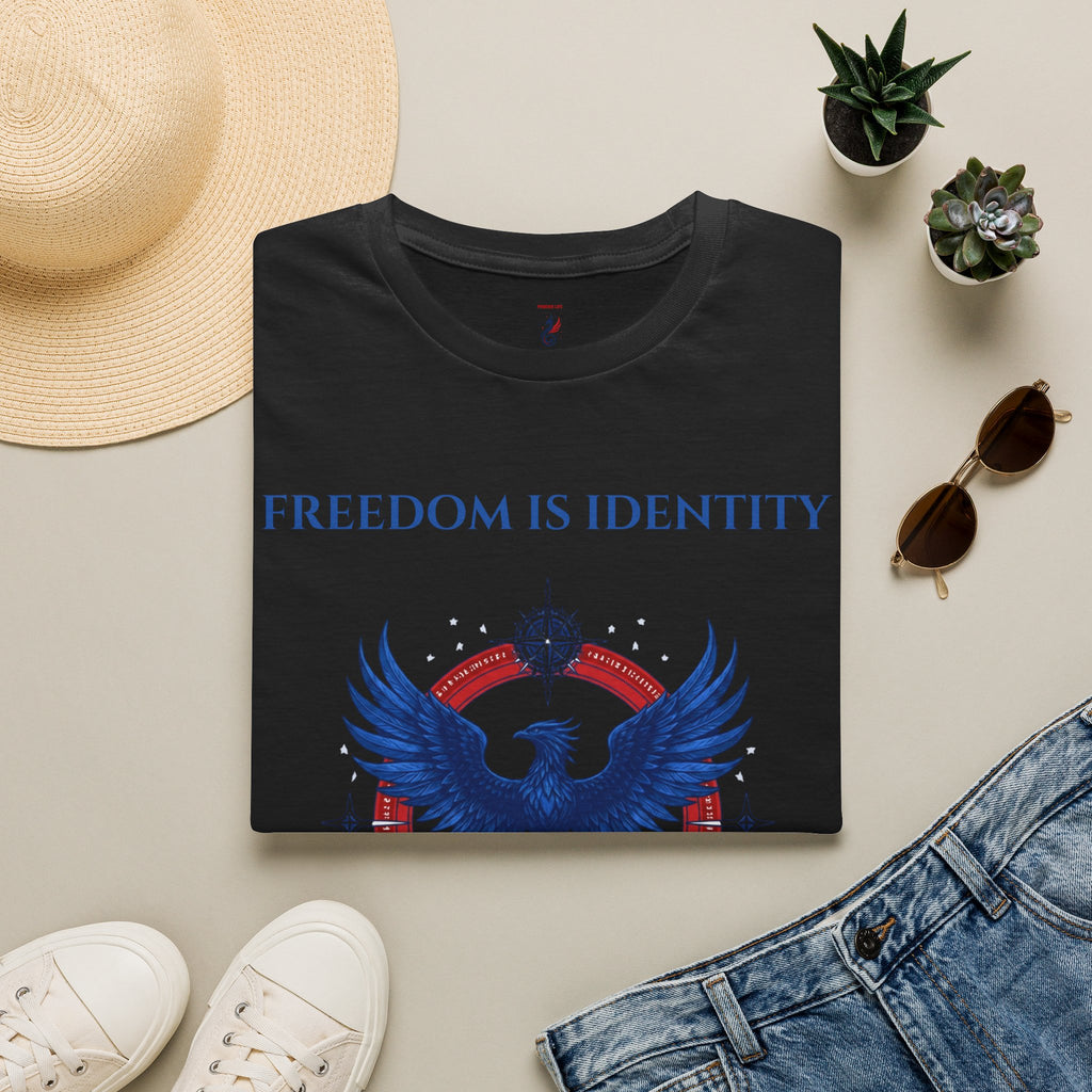 Freedom Is Identity Phoenix Life T-Shirt — Lightweight Phoenix Compass Tee