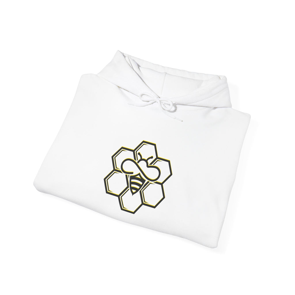 Genesis Code Hive Mentality Hoodie — Bee Graphic Hooded Sweatshirt
