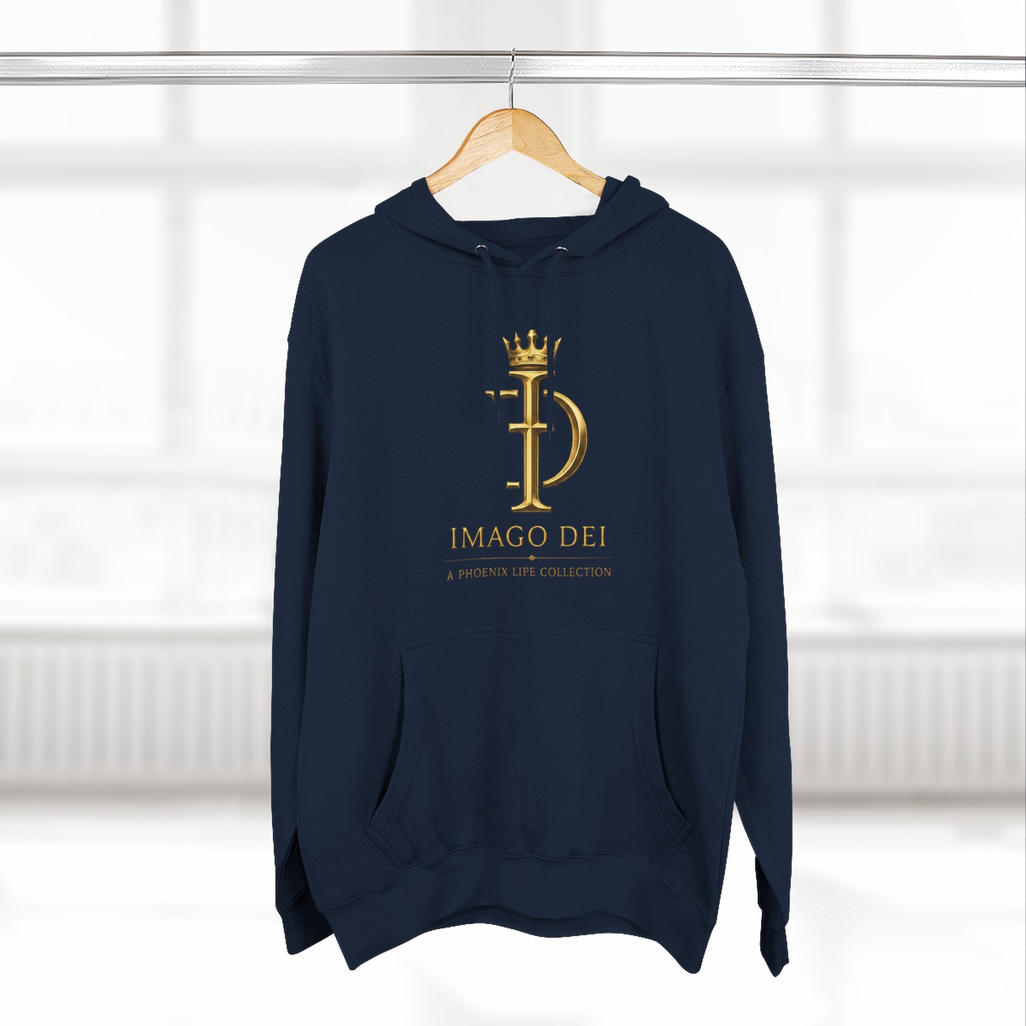 Imago Dei Hoodie – "Created With Purpose" Christian Pullover (Genesis 1:27)