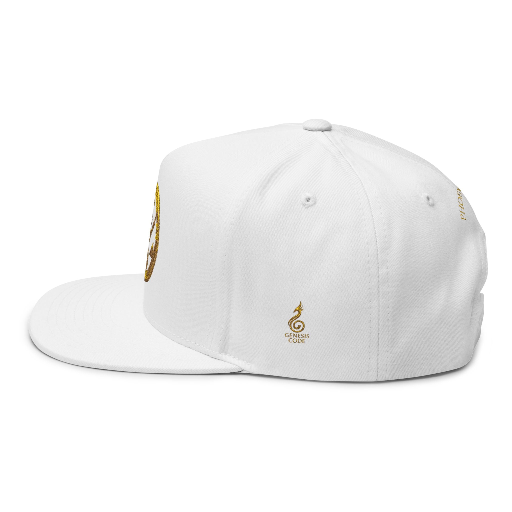 Embroidered Genesis Code Gold Origin Flat Bill Cap