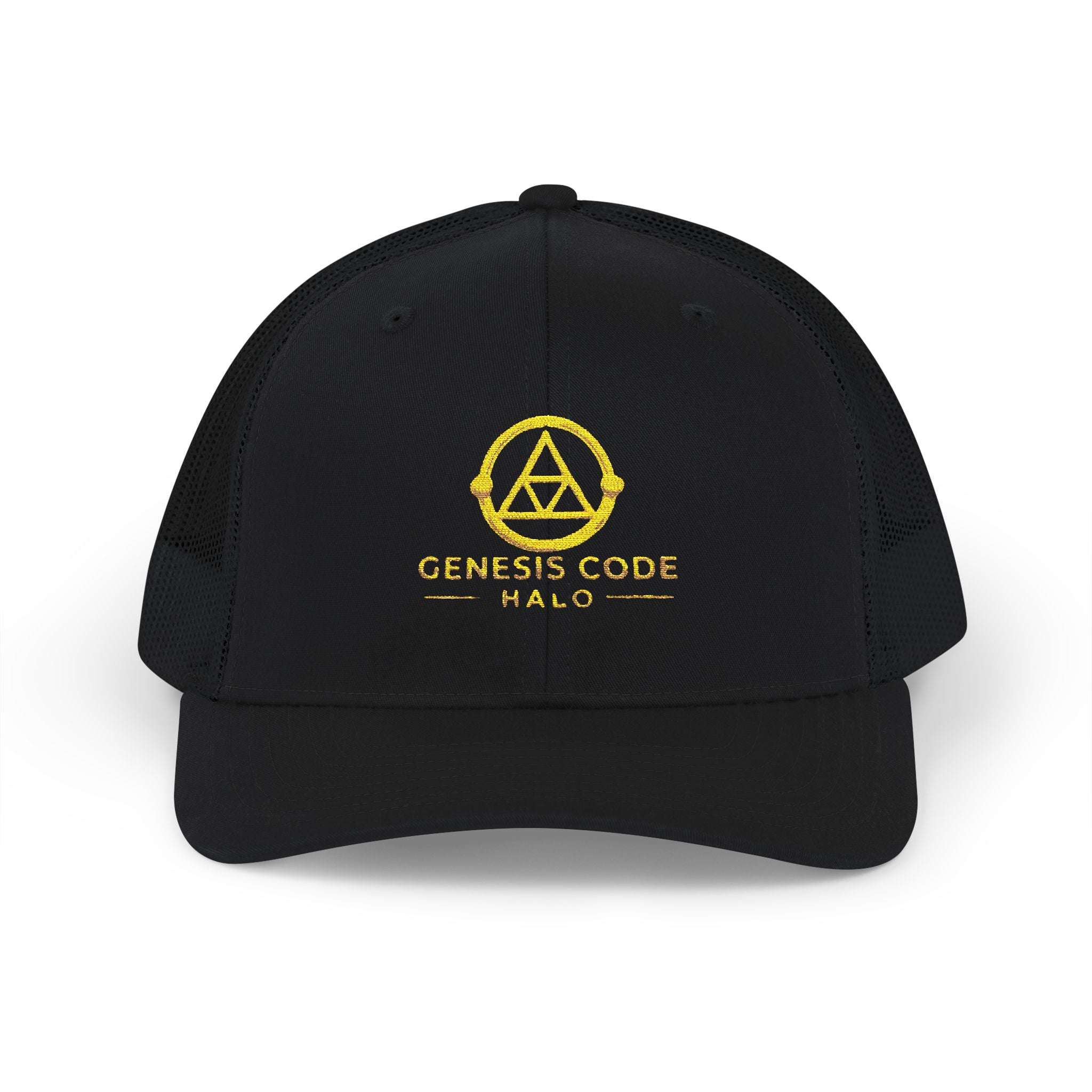 Genesis Code Halo Trucker Cap - Embroidered Logo Snapback