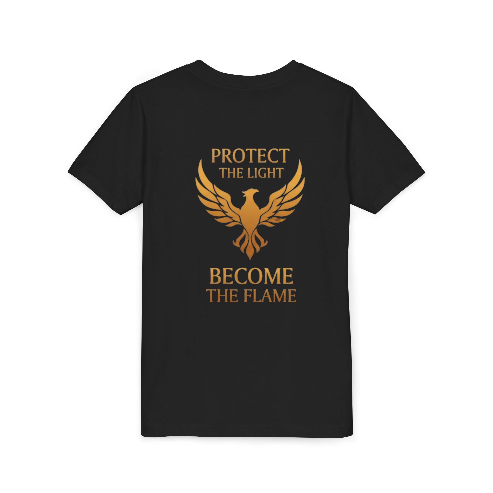 Youth Phoenix Tee — "Fire We Rise" Inspirational Kids T-Shirt