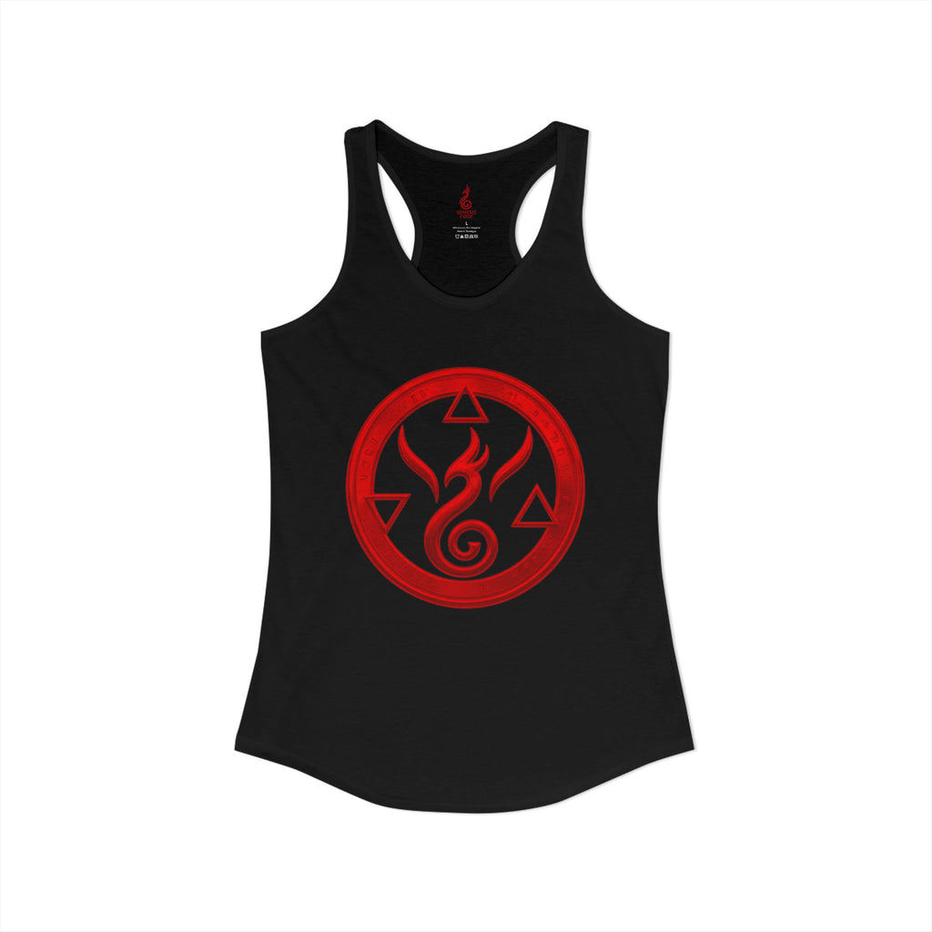 Genesis Code Tank Top (WOMEN'S) - Red Origin Seal Graphic