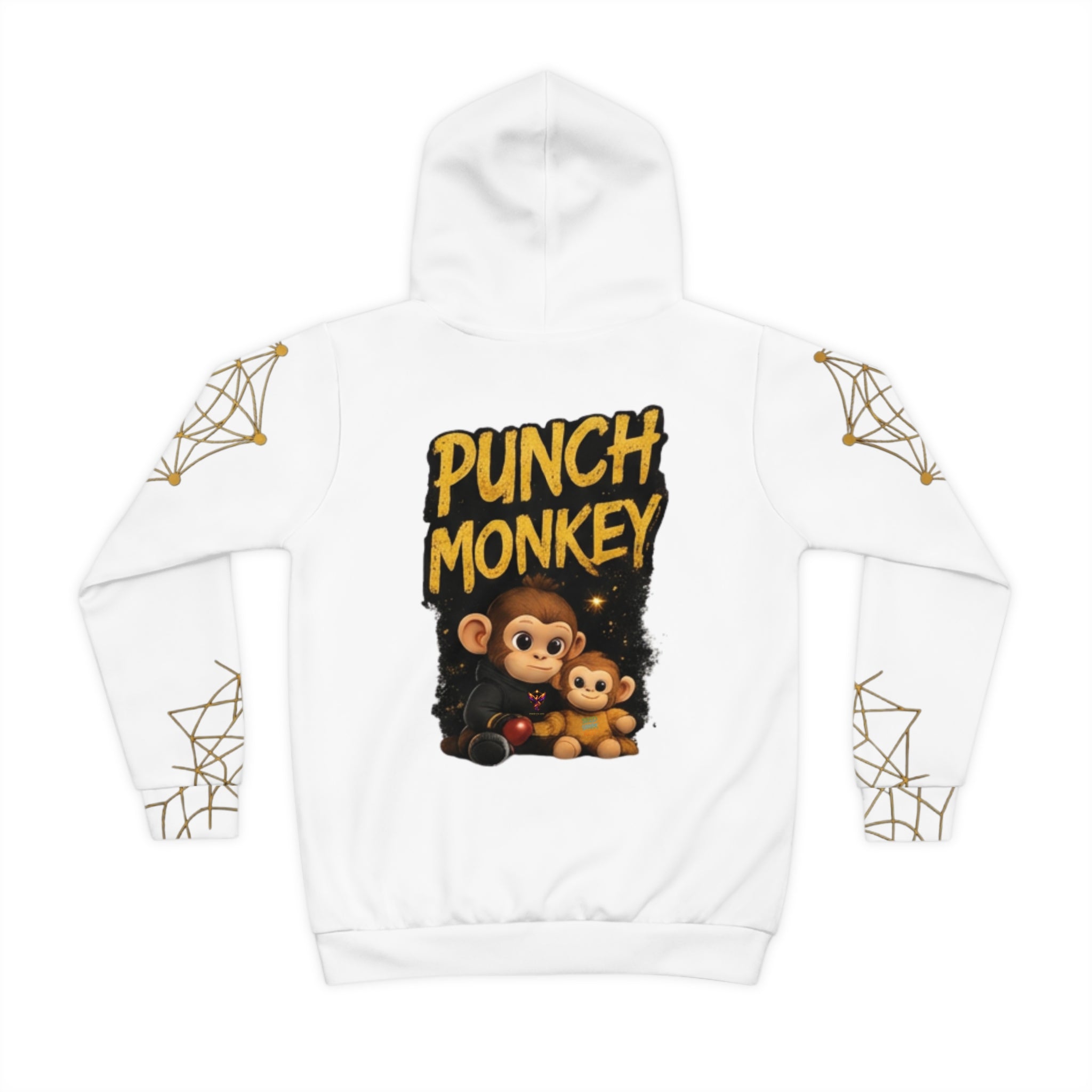 Punch Monkey Kids Hoodie — 'Punch: The Chosen Courage' Cute Monkey Graphic Pullover for Children