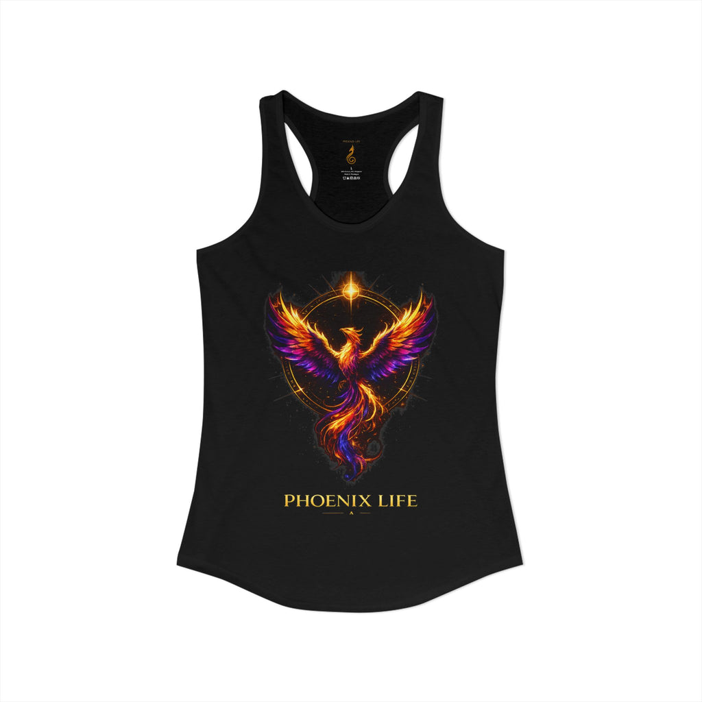 Phoenix Life Core - Women's Black Racerback Tank