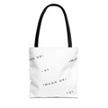 Imago Dei Accesories White Tote Bag — Minimalist Faith-Inspired Canvas Carryall