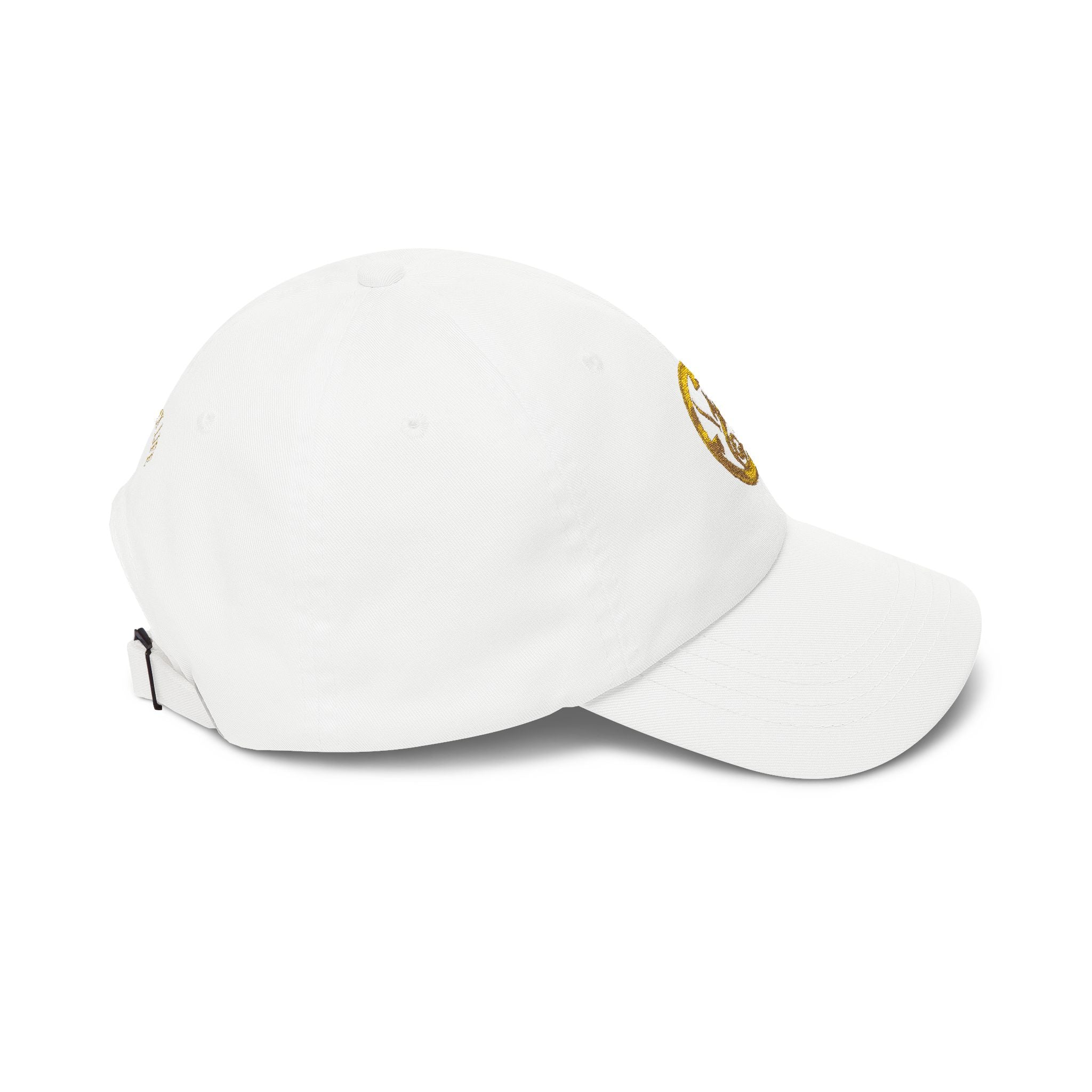 Classic Dad Cap — Embroidered Genesis Code Origin Gold Crest Baseball Hat