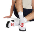Men's Genesis Code (Red) Origin Slide Sandals — Red Coded Symbol
