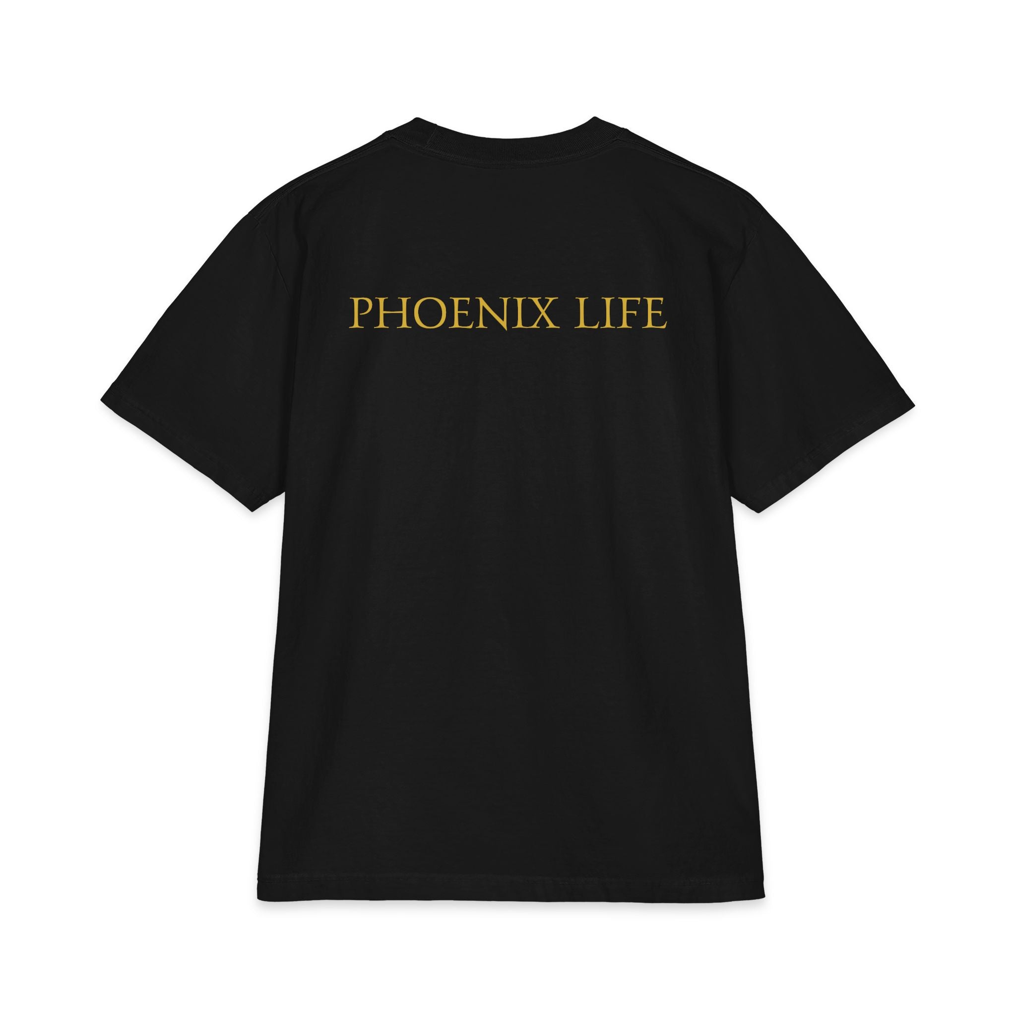 Phoenix Life Genesis Code Tee - Gold Origin Symbol