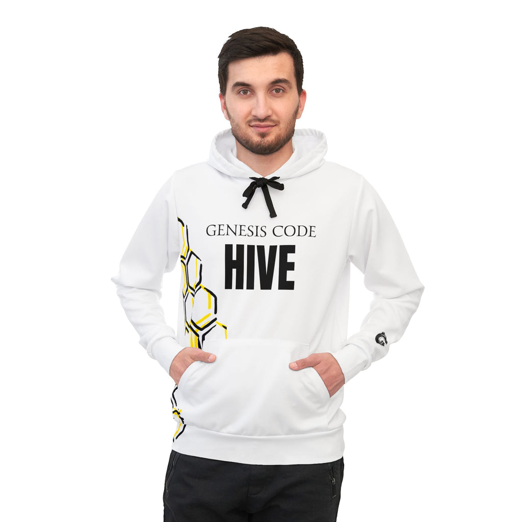 Hive Genesis Code Athletic Hoodie — Honeycomb Graphic Hoodie
