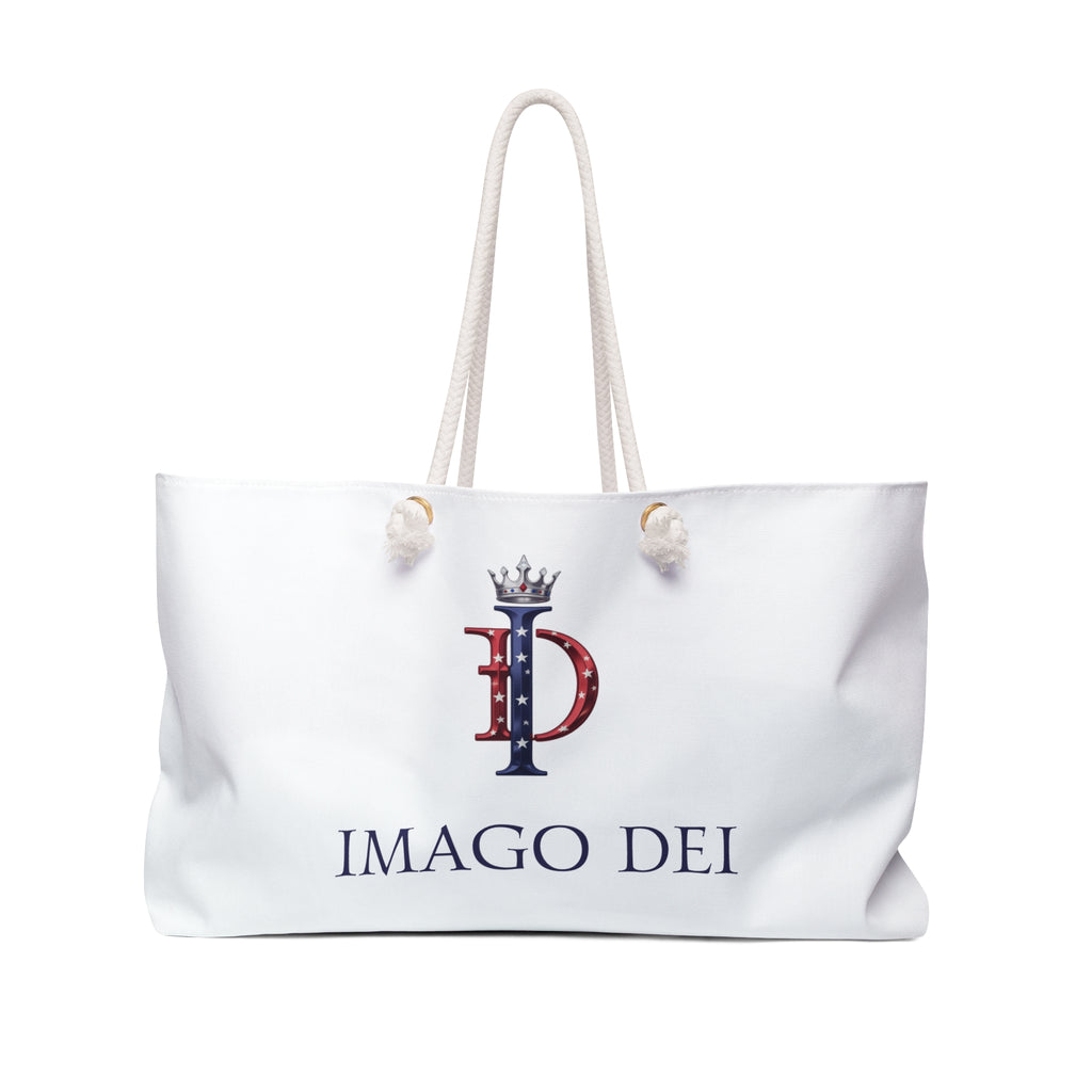 Imago Dei Weekender Bag — Crowned Monogram Travel Tote