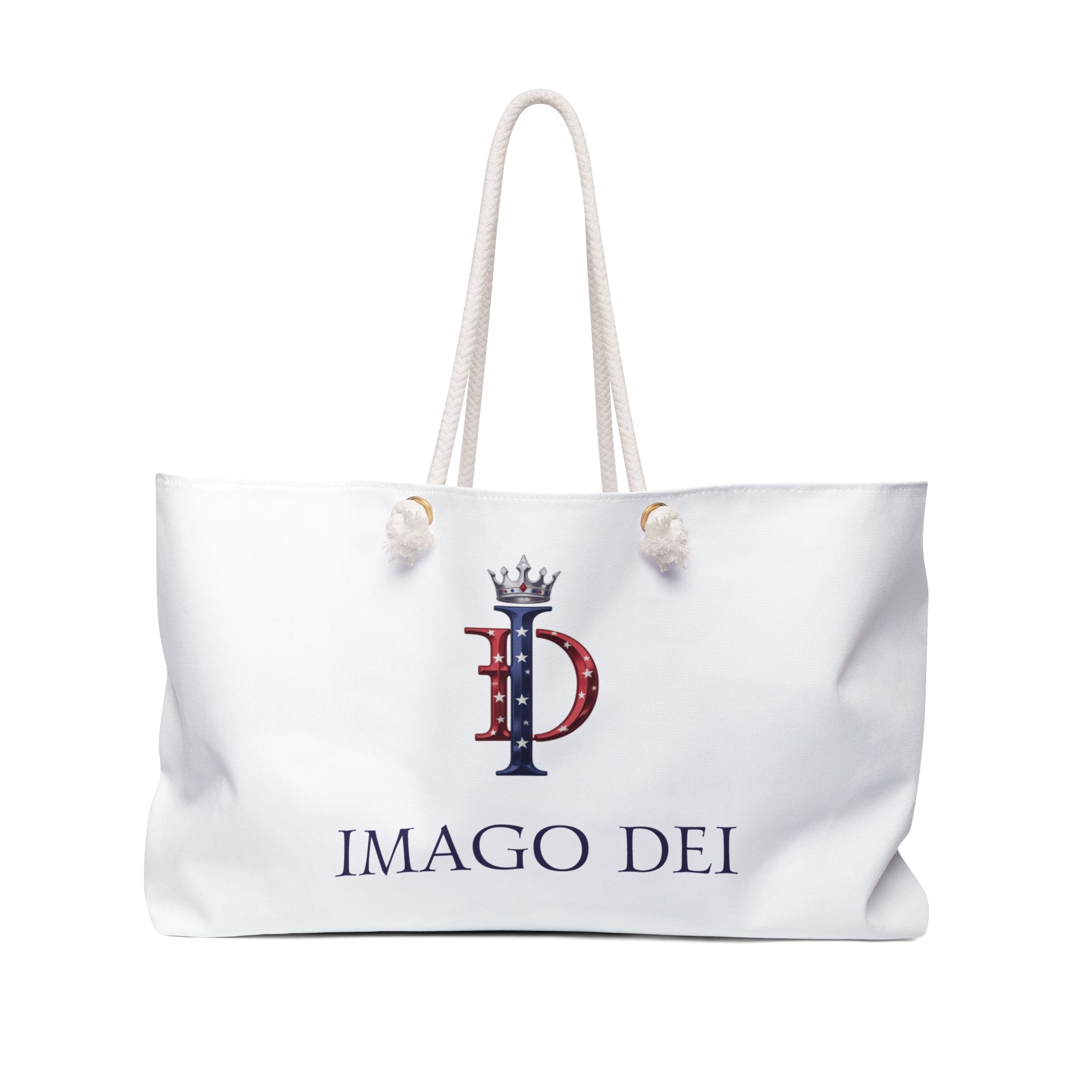 Imago Dei Weekender Bag — Crowned Monogram Travel Tote