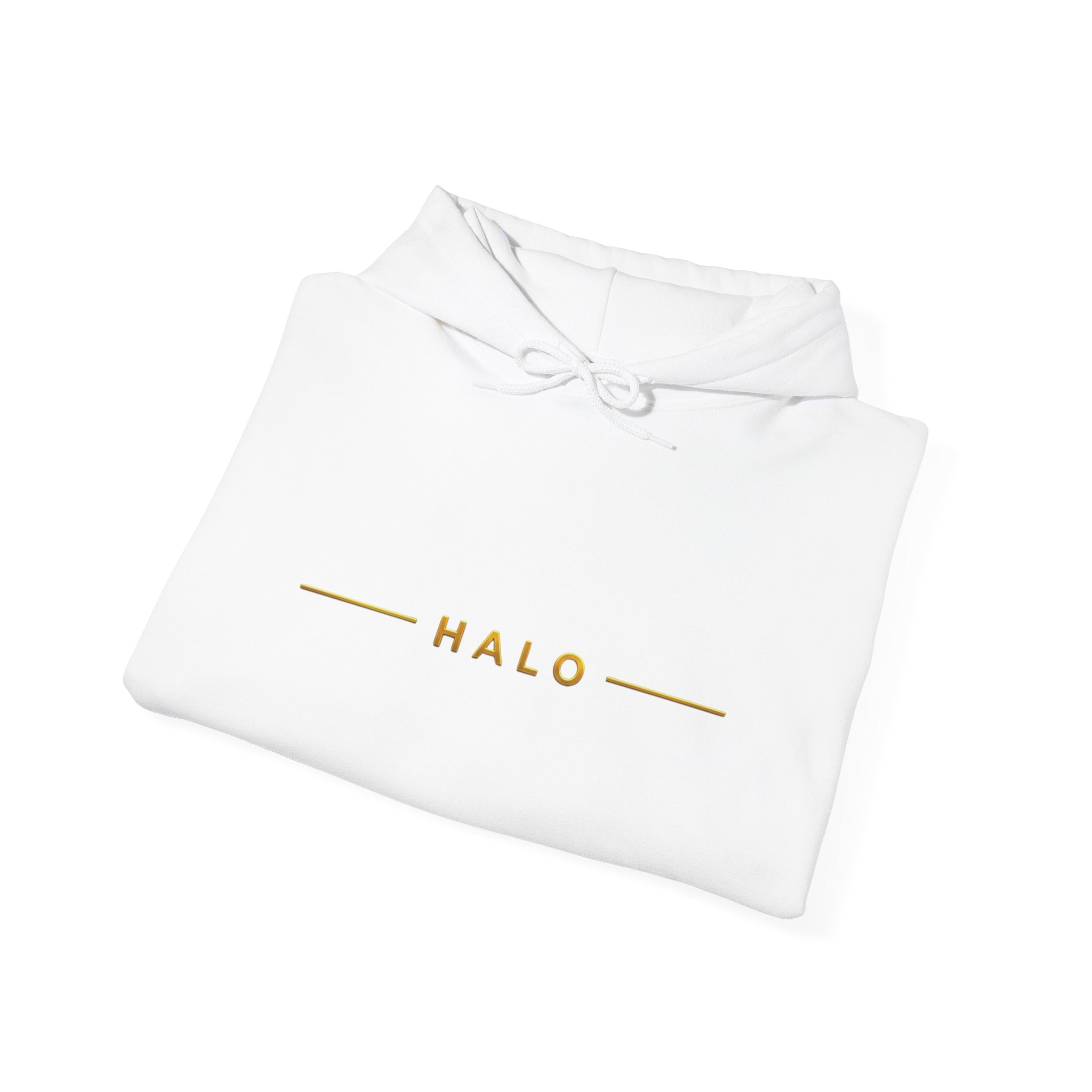 Genesis Code HALO Hoodie – Halo Armor Arc Crest Edition (Black & White)