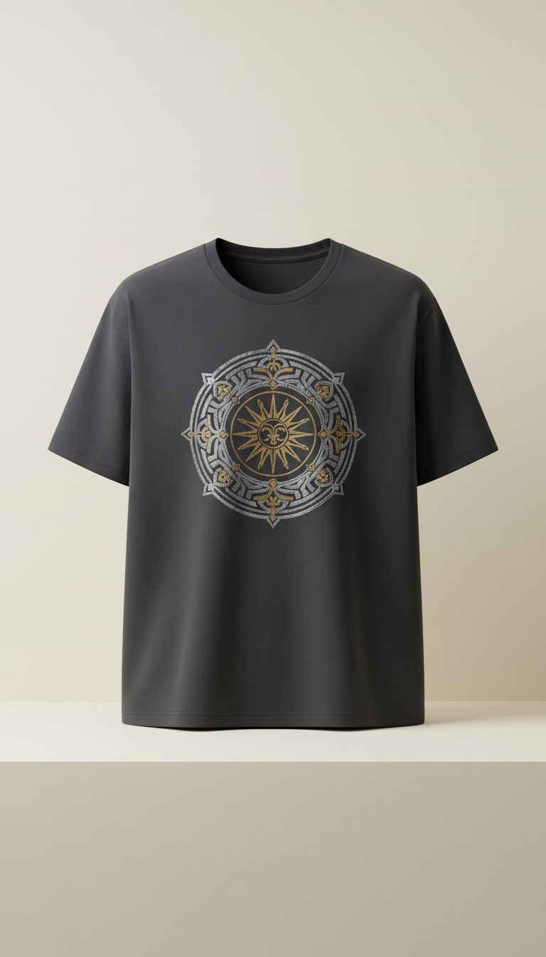 Heavyweight Tee with Symbolic Graphic